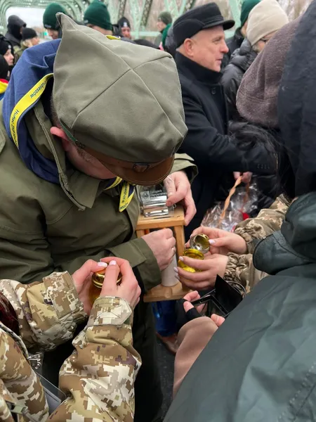 В «Устилузі» зустріли Вифлеємський вогонь (фото)