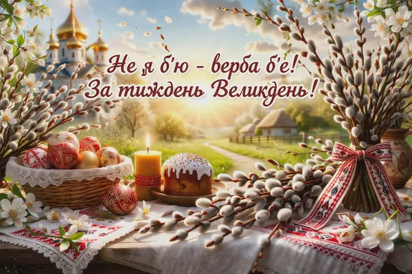З Вербною неділею: гарні листівки та привітання