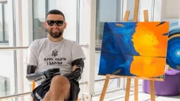 Картина художника-ветерана Захара Бірюкова стала дизайном пакування десертів, що збирають кошти на реабілітацію військових