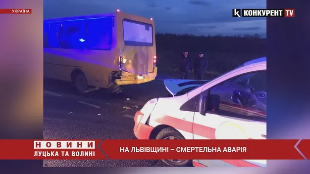 На Львівщині сталася смертельна ДТП за участю лучанина (фото, відео)