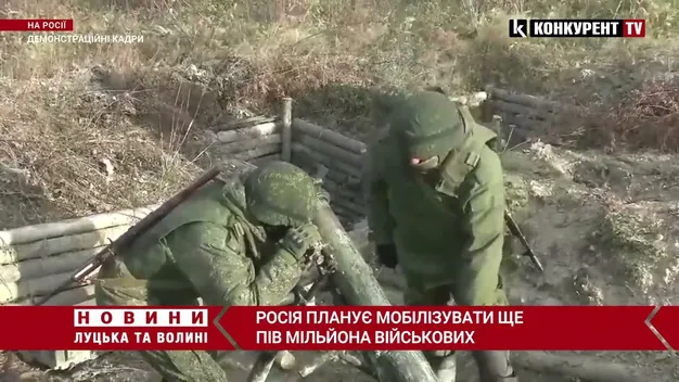 Росія у січні-лютому планує мобілізувати ще пів мільйона людей, – розвідка (відео)