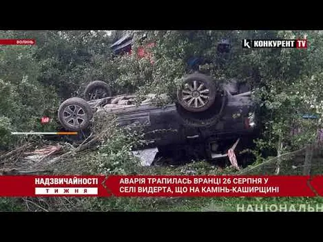 Надзвичайності тижня: 4 волинян загинули у ДТП, крадіжка електросамоката, отруєння грибами (відео)