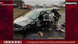 Зіткнення лоб в лоб: у Луцькому районі – смертельна ДТП (відео)