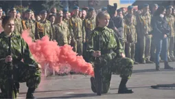 Зі зброєю і прийомами рукопашки: як приймали в Луцьку в ліцеїсти (ФОТО)