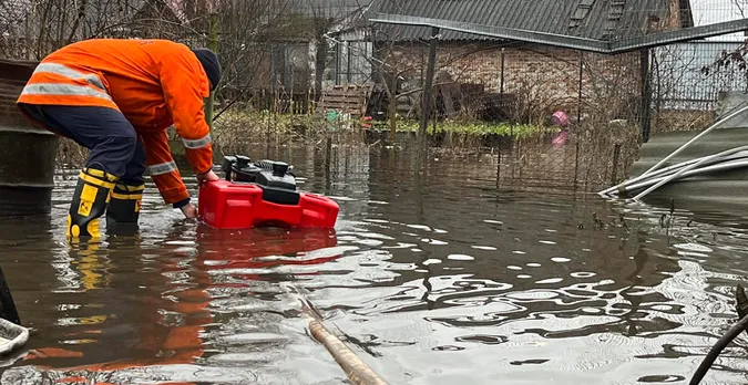 З підтоплених районів на Волині відкачали 15 мільйонів тонн води