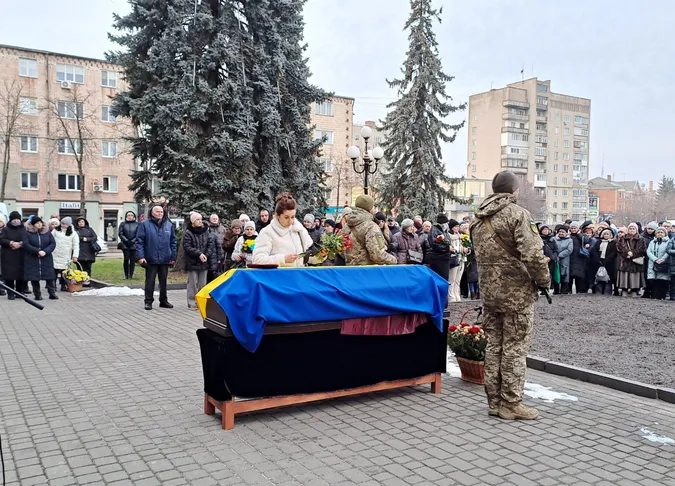 У Ковелі попрощалися із загиблим воїном Олександром Сусьом (фото)