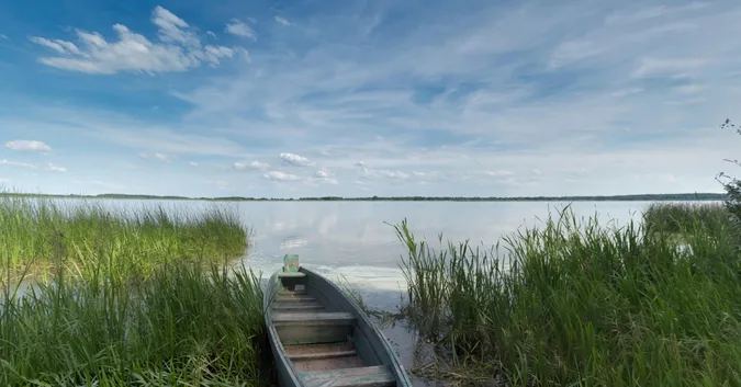На Волині є загадкове озеро, де за сотні метрів від берега вода лише до колін (фото)