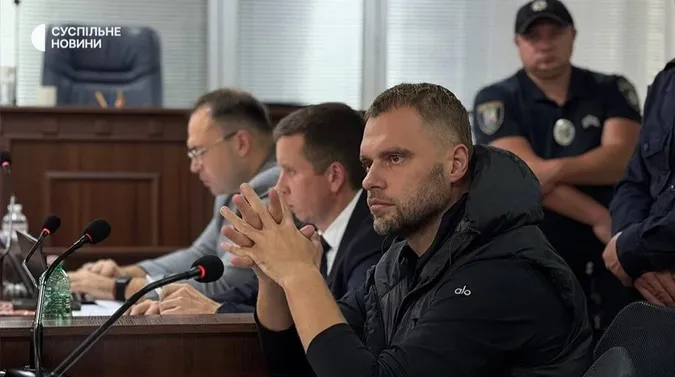 Сергій Кропива в залі суду 6 вересня, фото: Суспільне