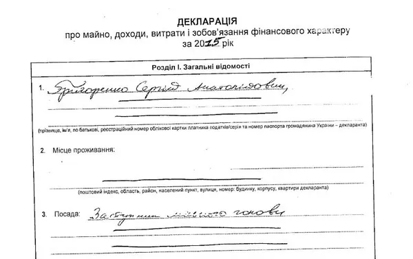 Заступники Романюка показали, скільки заробили у 2015 році