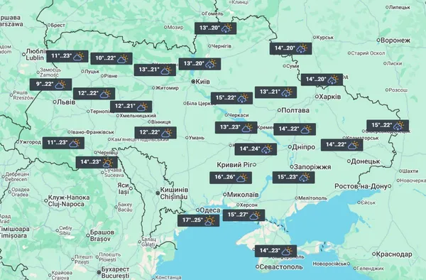 Липень в Україні почнеться з прохолоди, попереду – сильна спека (карта)