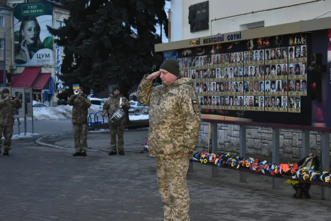 У Луцьку вшанували пам’ять військових, які загинули в зоні АТО/ООС