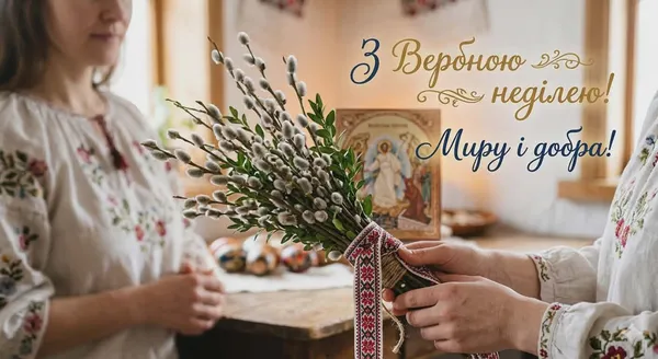 З Вербною неділею: гарні листівки та привітання