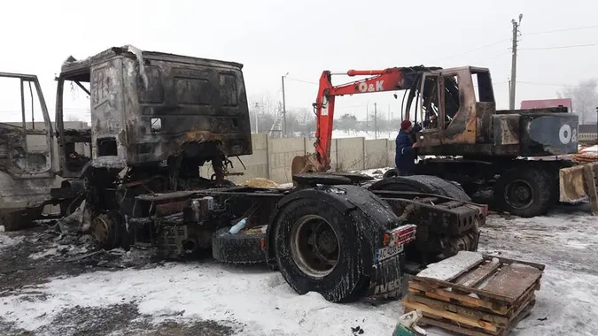 Показали фото погорілого майна голови Підгайцівської ОТГ