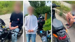 Наймолодшому – 13 років: під Луцьком спіймали трьох неповнолітніх на мотоциклах
