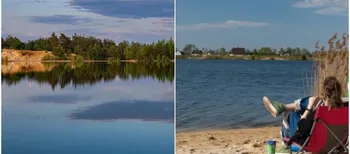 Поліське море: серед пісочних дюн розкинулася смарагдова лагуна з кришталевою водою (фото)