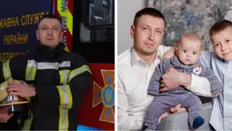 Найбільша нагорода – обійми синів: неймовірна історія луцького вогнеборця