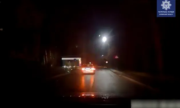 У Луцьку переслідували п'яного «гонщика» (відео)