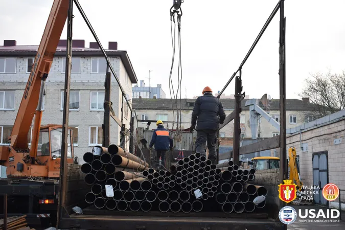 «Луцьктепло» отримає 7,5 км трубопроводів від USAID (фото)