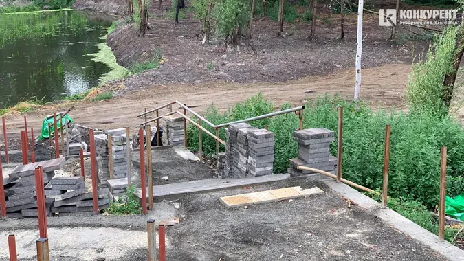 Не врахували підтоплення: у Луцьку переносять завершення лугопарку за 70 млн