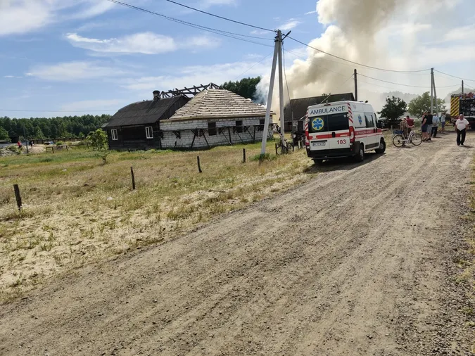 У Липинах горів житловий будинок (фото)