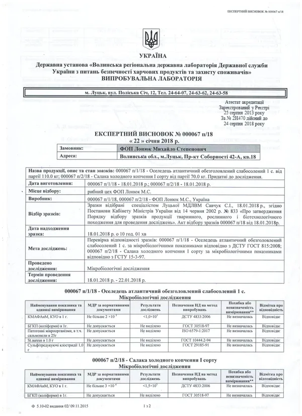 У волинських пресервах знайшли хробаків (фото, оновлено) 