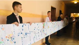 У Луцьку написали найдовший в Україні лист Миколаю