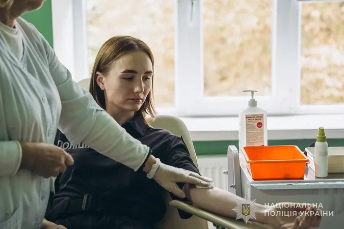 Близько сотні поліцейських Волині здали кров для поранених військових і цивільних (фото)