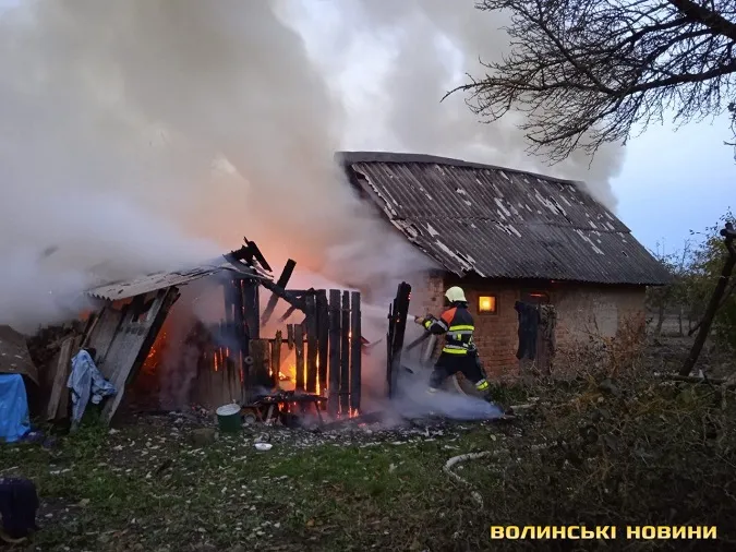Під Луцьком – пожежа: що горіло