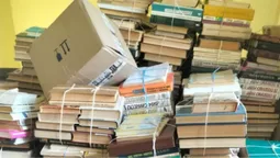Акція проти російської літератури: у Луцьку зібрали сотні кілограмів книжок