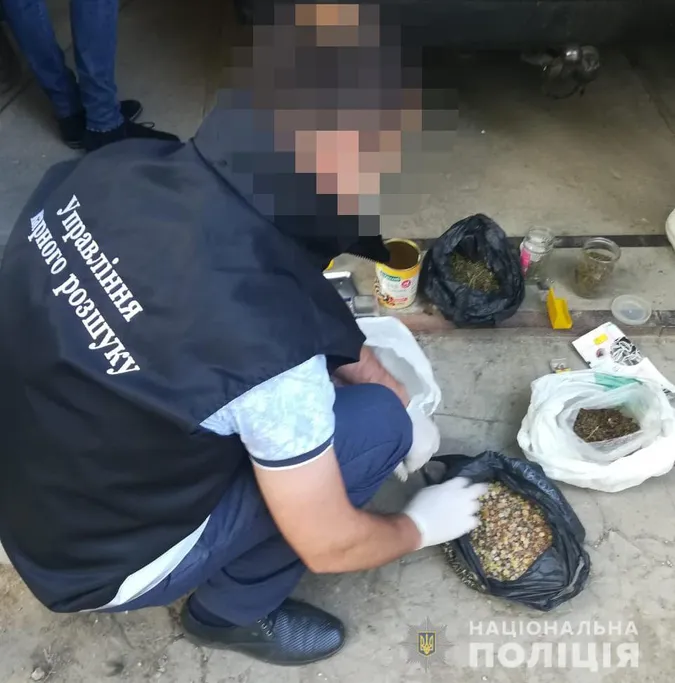 У гаражі лучанина знайшли наркотики й три кілограми бурштину (фото)