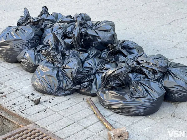 У Луцьку чистять дощоприймачі: що знаходять у смітті (фото)