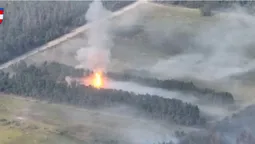 Горіло, як копиця соломи: волинські тероборонівці знищили ворожий «Тюльпан» (відео)
