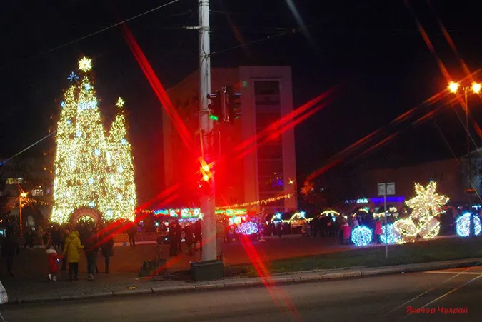 Різдвяний вечір Луцька у світлинах