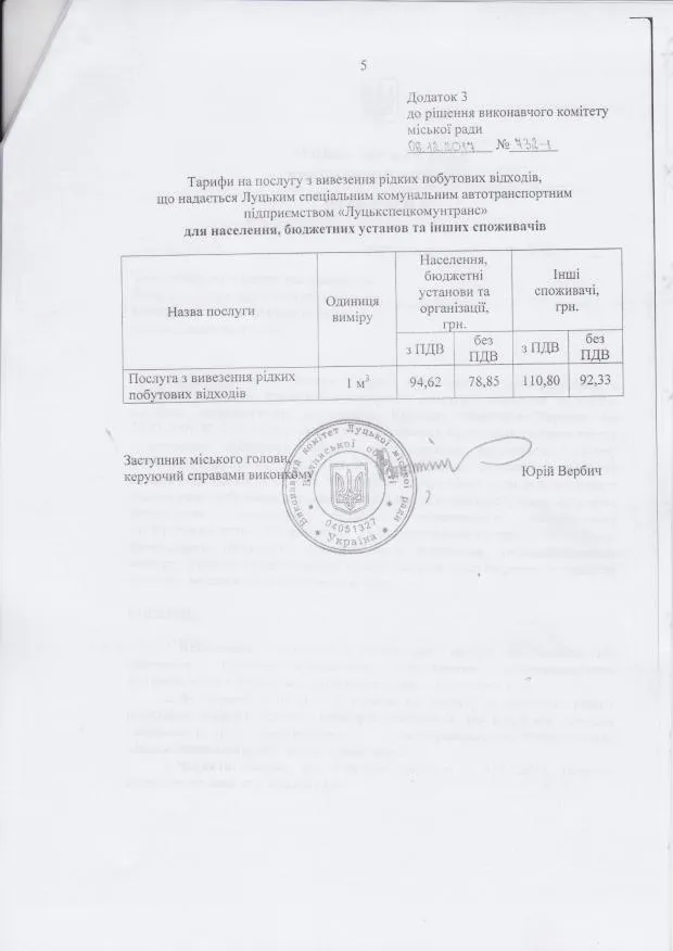 Вивозити сміття у Луцьку буде «Луцькспецкомунтранс»