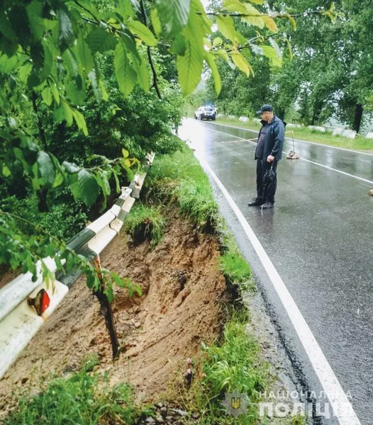 Негода в гірських районах: розмило дороги та мости, авто й городи у воді (ФОТО)