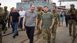 Зеленський у Чорноморську чекає на початок експорту зерна (фото, відео)