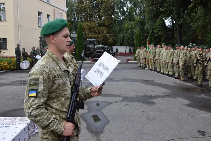 У Луцьку новобранці-прикордонники склали військову присягу (фото)