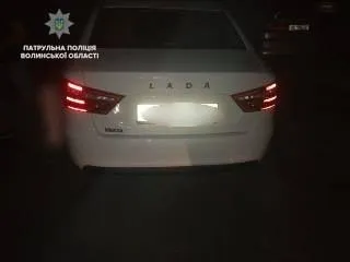 У Луцьку затримали п'яного іноземця на «Ладі» (фото)