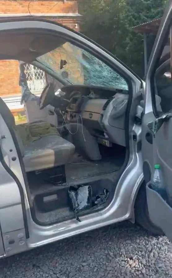 У Волинському ТЦК показали наслідки нападу на службове авто
