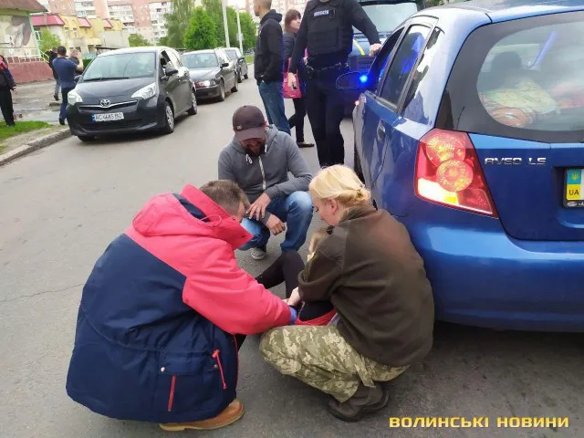 У Луцьку школярка потрапила під авто (фото)
