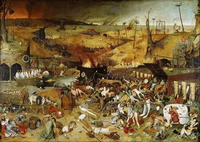 Пiтер Брейгель Старший, Трiумф смерті (чума), 1562 р.