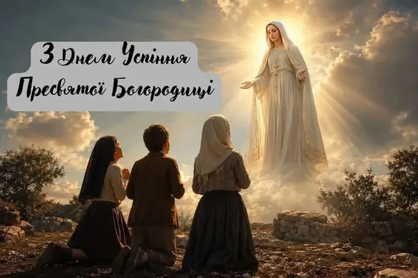 З Успінням Пресвятої Богородиці 2026: картинки й теплі привітання