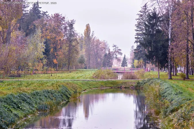 Жовтогаряча осінь у луцькому парку (фото)