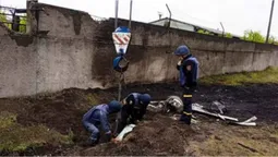 Ракета вагою пів тонни впала у Кременчуці і не розірвалася (фото, відео)