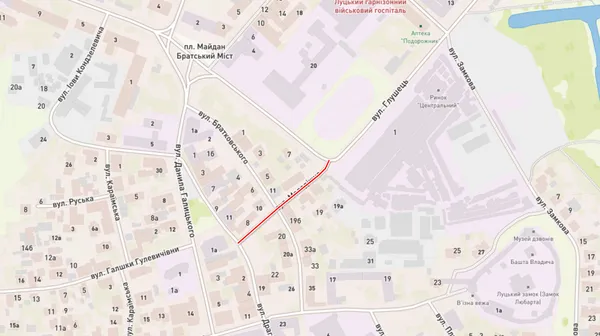 У Луцьку в Старому місті буде вулиця Голованя