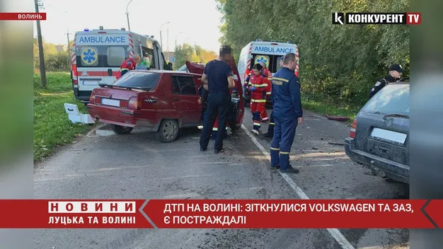 На Волині п’яний водій виїхав на «зустрічку» – двоє людей потрапили в лікарню (фото, відео)