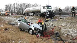 Погоня зі стріляниною: волиняни потрапили у жахливу аварію в Литві (фото)