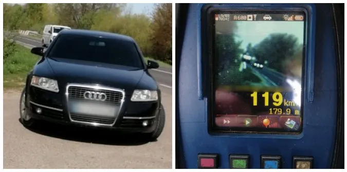 Гнав 119 км/год: на Волині зловили «шумахера» на Audi (фото)