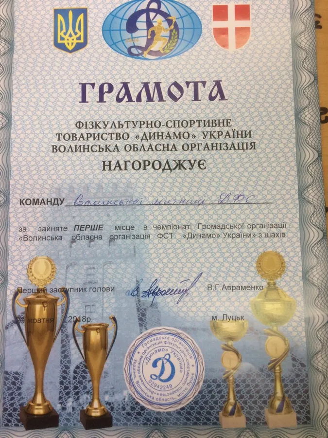Волинські митники взяли «золото» на чемпіонаті з шахів
