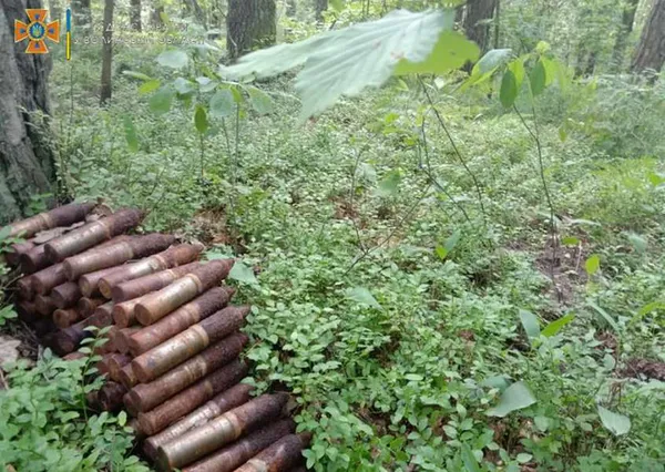 У Ковелі знайшли 17 артилерійських снарядів (фото)